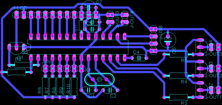 [USB2LCD+ Board]